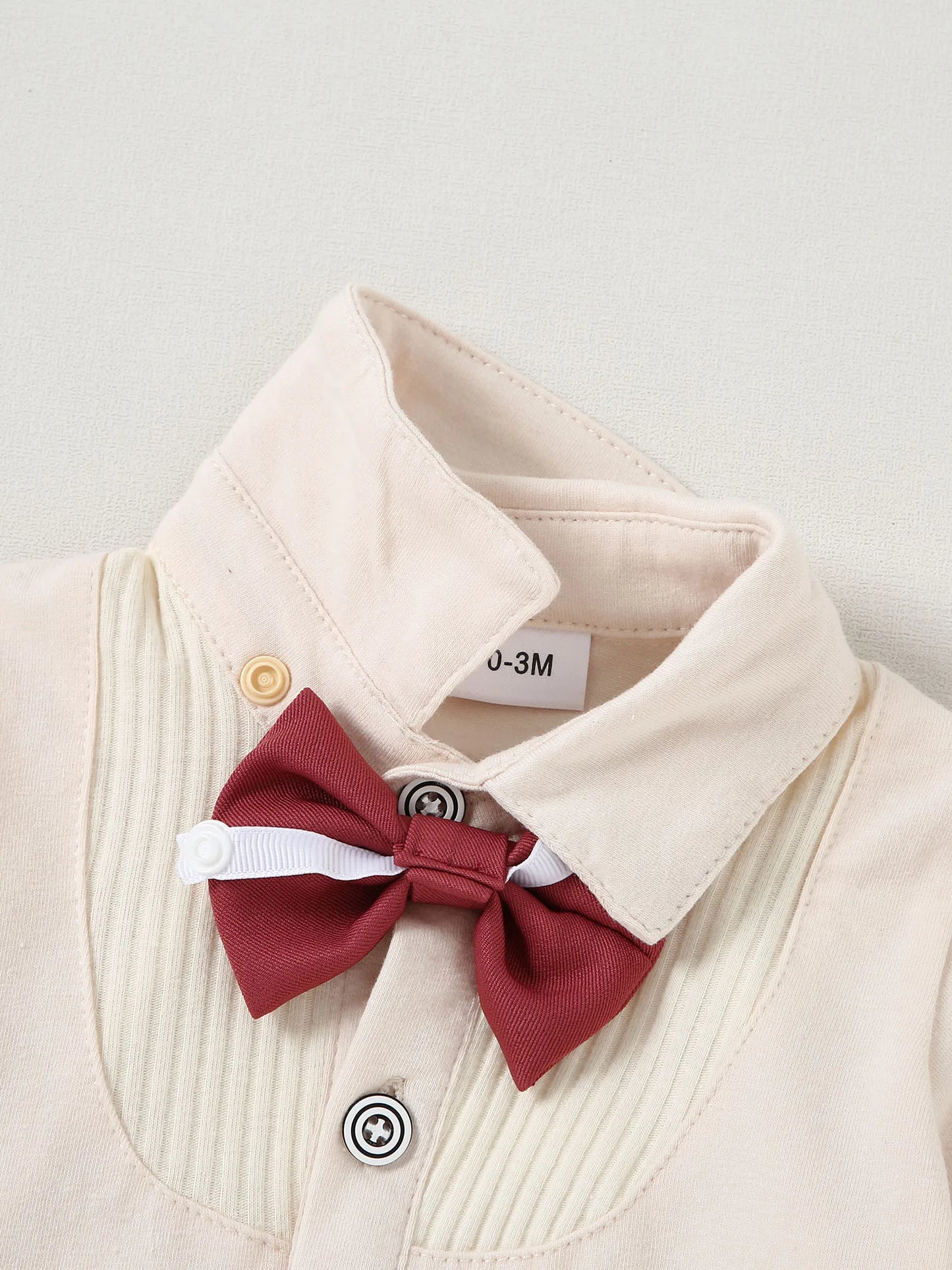 Baby Boy Wedding Suit Set Shirt Vest Suspenders Pants Bowtie