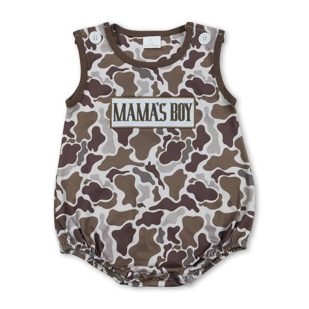 Sibling Baby Boys Sleeveless Rompers Cotton Polyester Fabric Easy Care