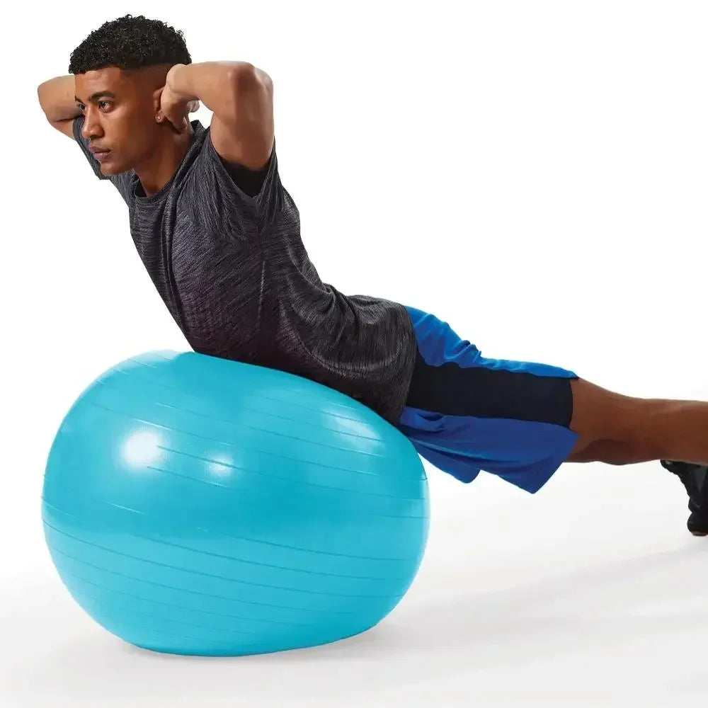 Weighted Stability Ball With Pump For Core And Body Training