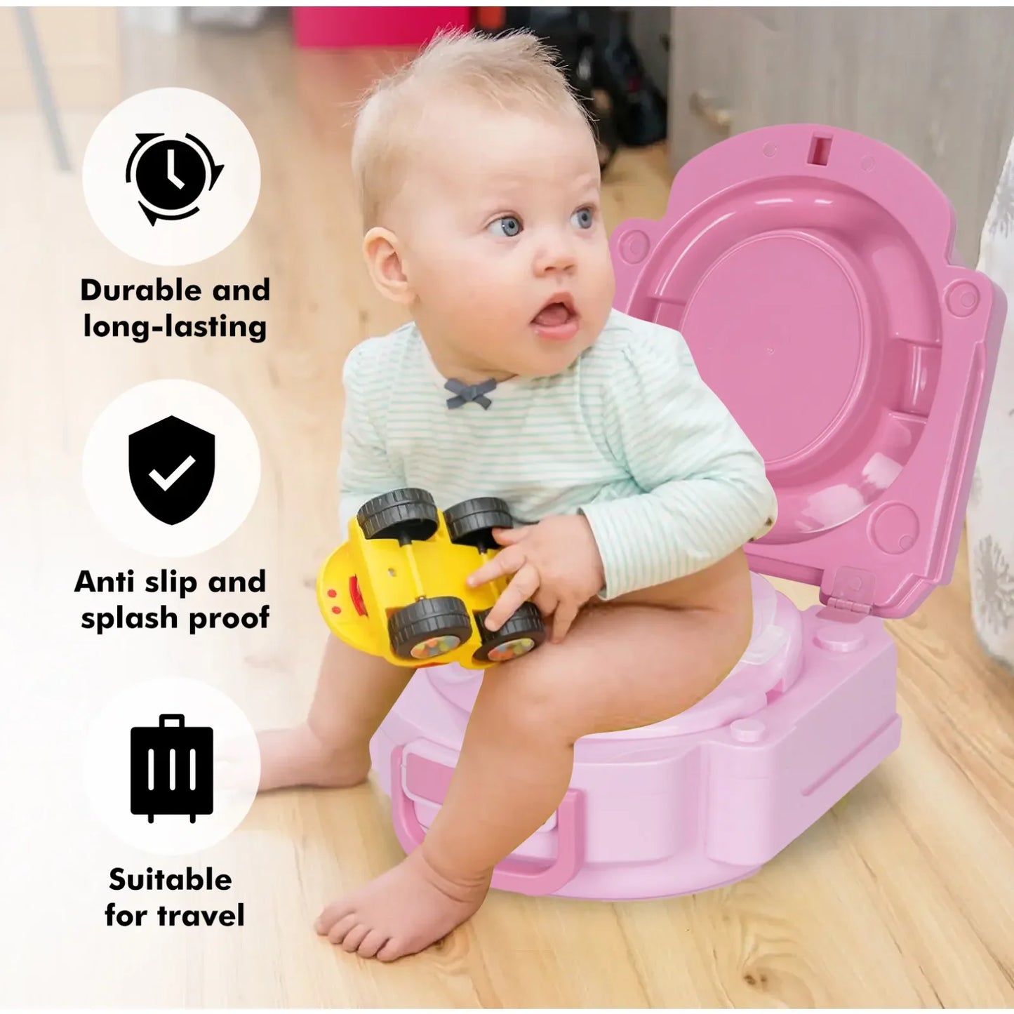 Baby Carry Potty Portable Toddler Travel Toilet Seat