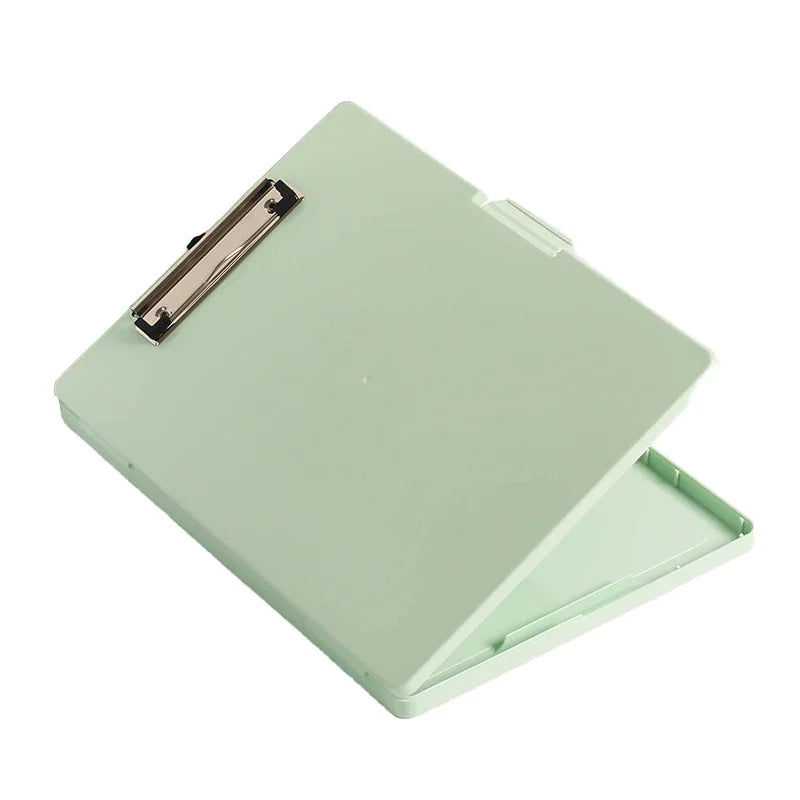 A4 Clipboard Pen Holder Writing Pad Double Clip Document Organizer