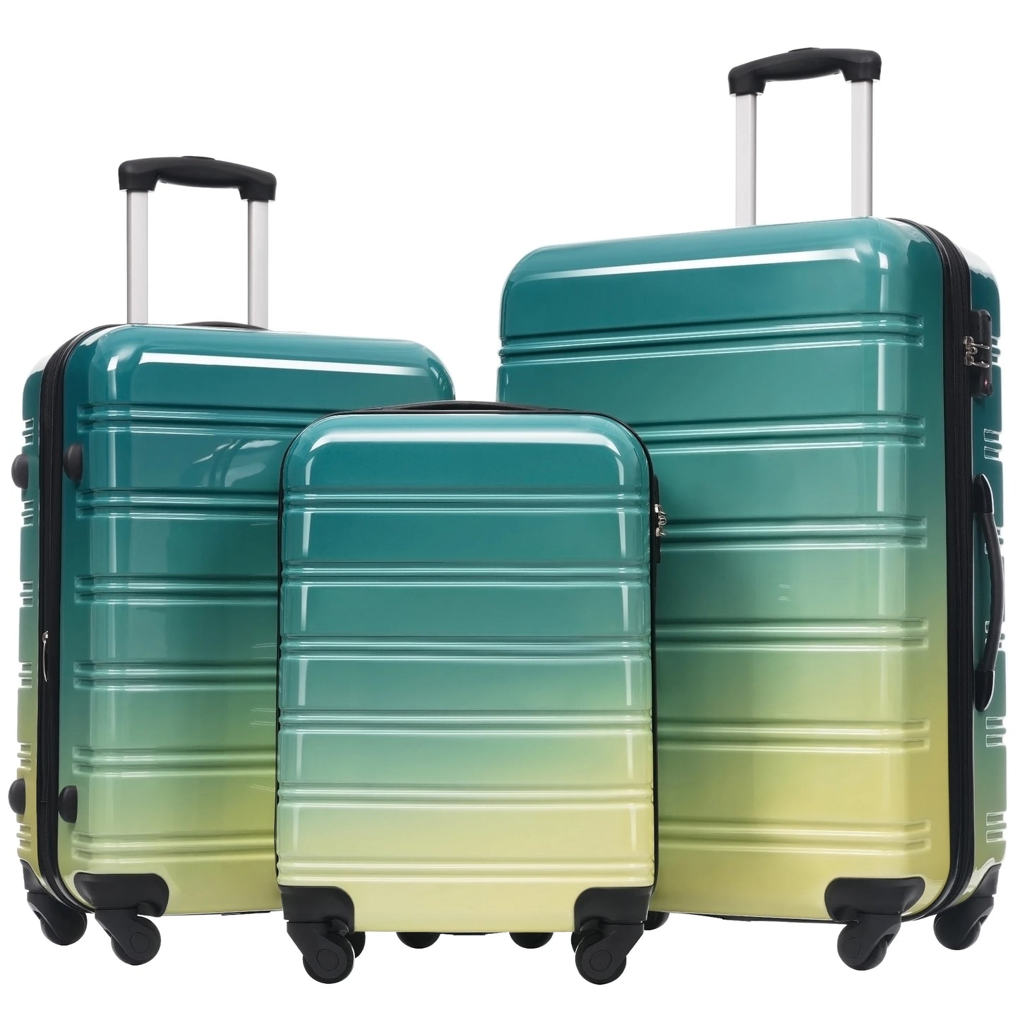 Hardshell Luggage Set 3-Piece Expandable Spinner with TSA Lock