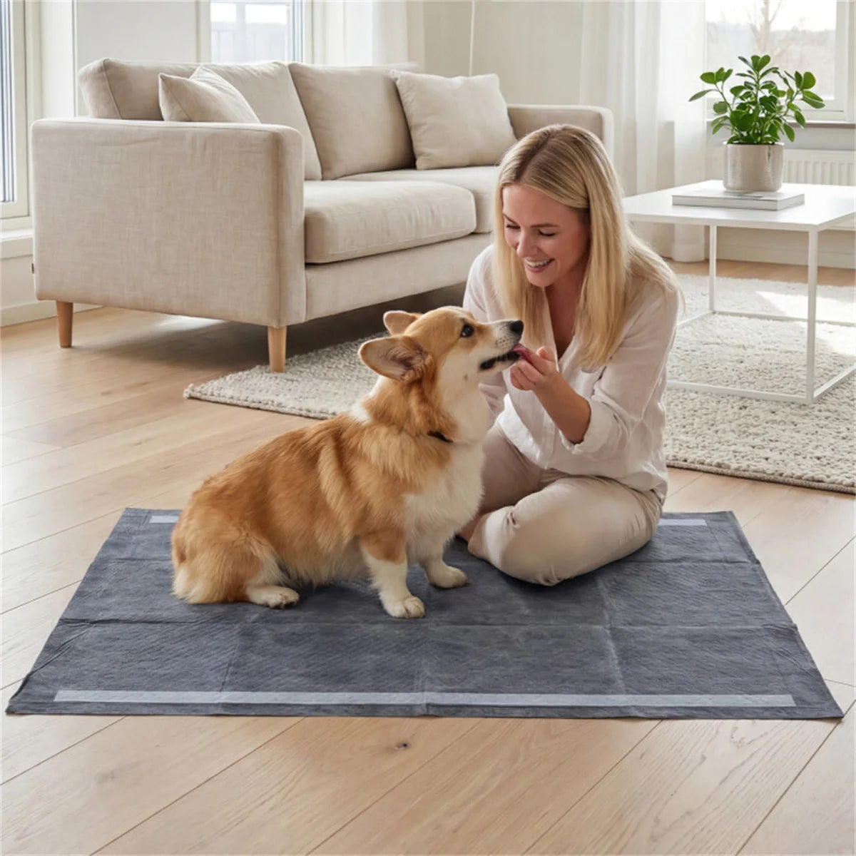 Pet Pads With Activated Carbon For Odor Control Dog Potty