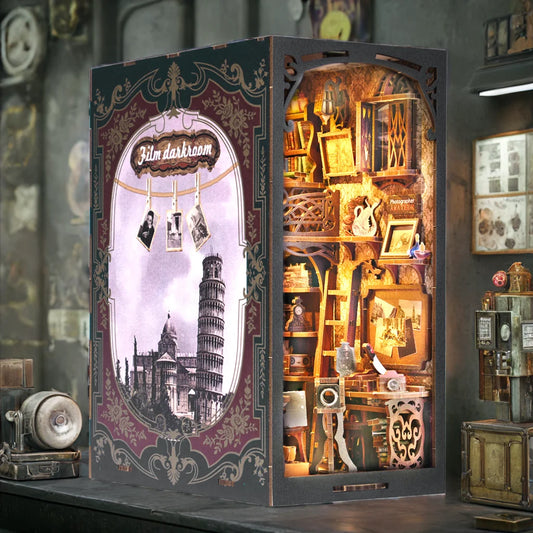 Booknook DIY Wooden Puzzle Miniature House Kit For Bookshelf Decor