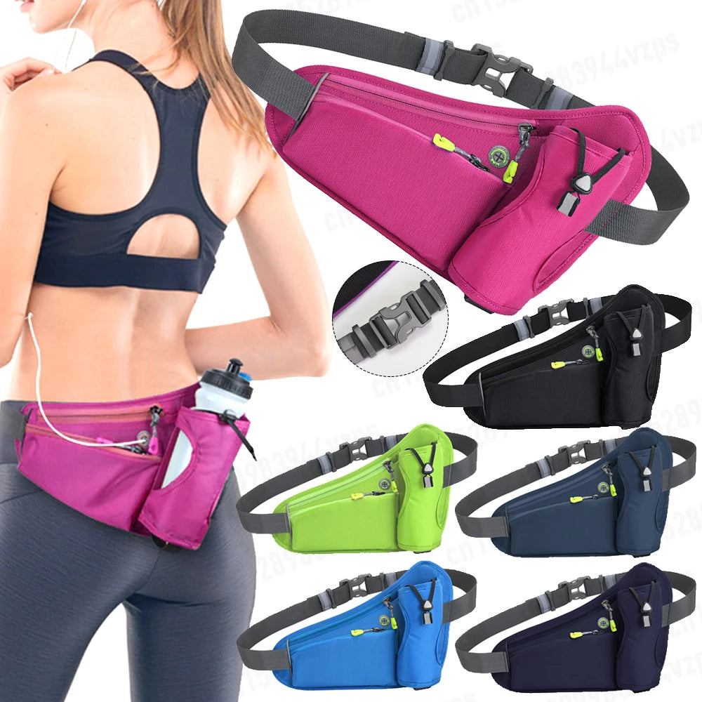 APWIKOGER Hydration Running Waist Bag Water Bottle Holder