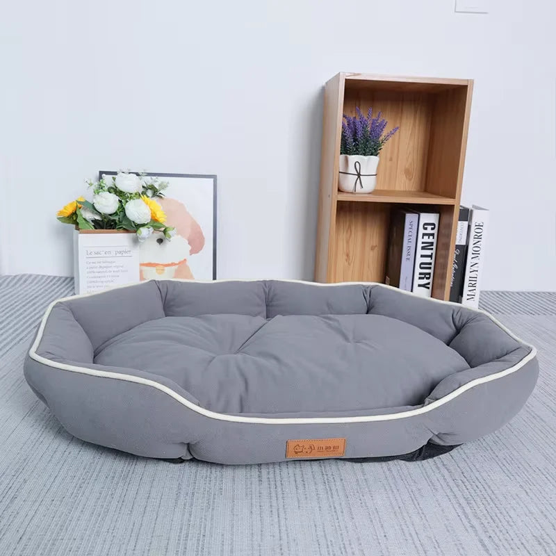 Corduroy Pet Sofa Bed For Dogs And Cats Cozy Winter Warm Cushion