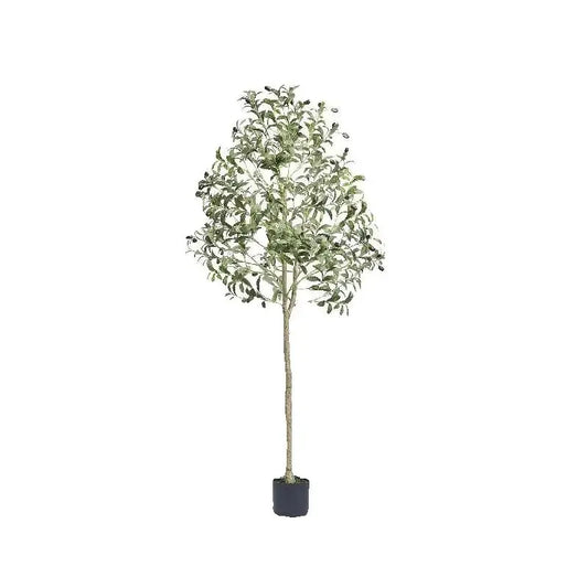 SucceBuy Artificial Olive Tree Faux Plant Anti Tip Support