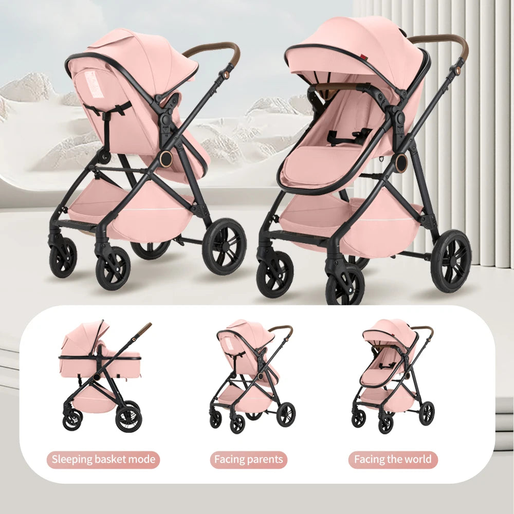 B.childhood 2 In 1 Baby Stroller Pram Foldable Pushchair