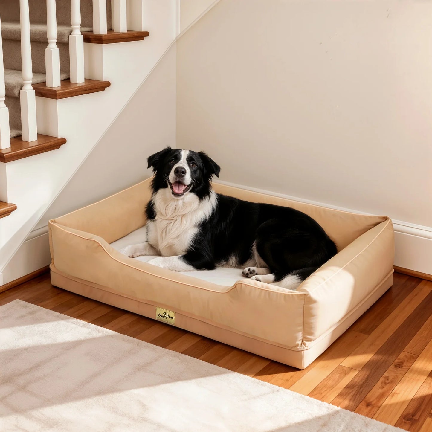 BINGOPAW Waterproof Orthopedic Dog Bed With Removable Cover