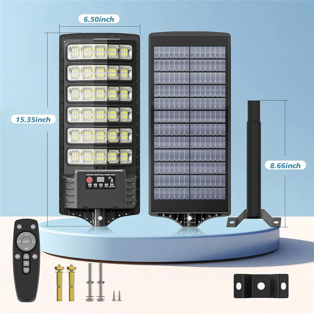 Solar Street Light Dusk to Dawn With Remote Control