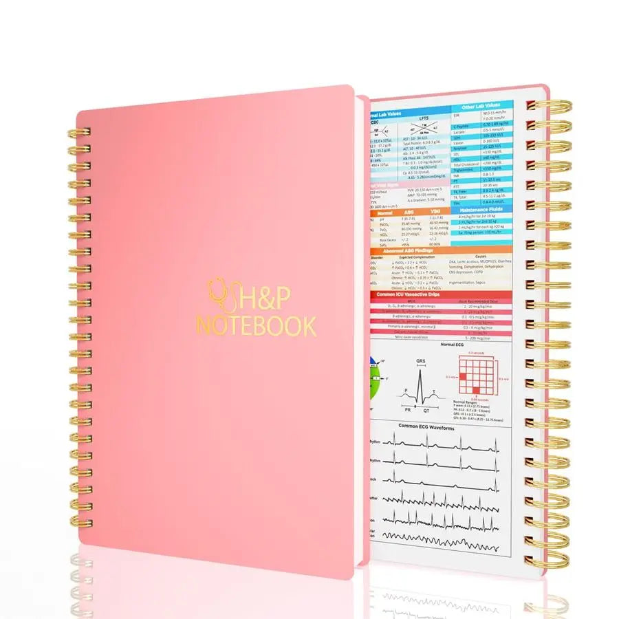 Medical History And Physical Notebook For Medical Professionals