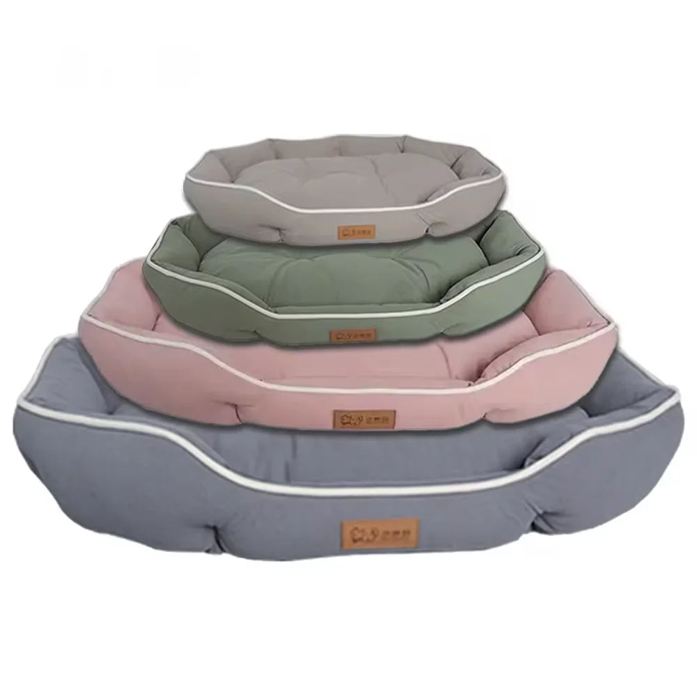 Corduroy Pet Sofa Bed For Dogs And Cats Cozy Winter Warm Cushion