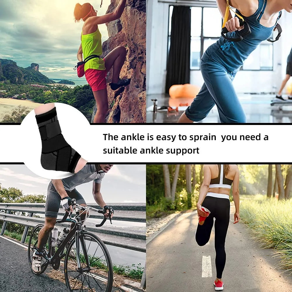 Ankle Support Brace Nylon Elastic Ankle Protector For Sports