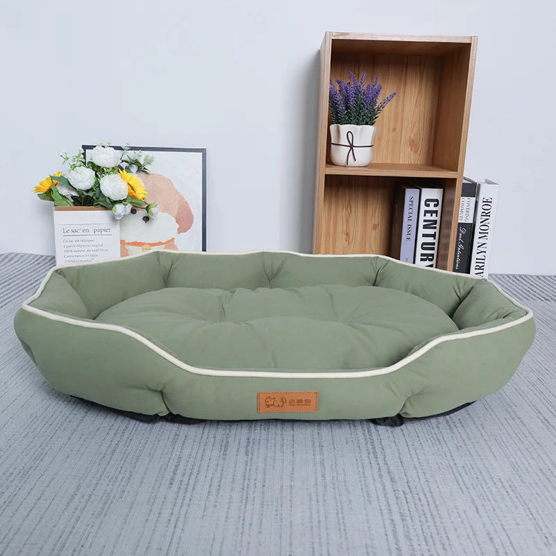 Corduroy Pet Sofa Bed For Dogs And Cats Cozy Winter Warm Cushion