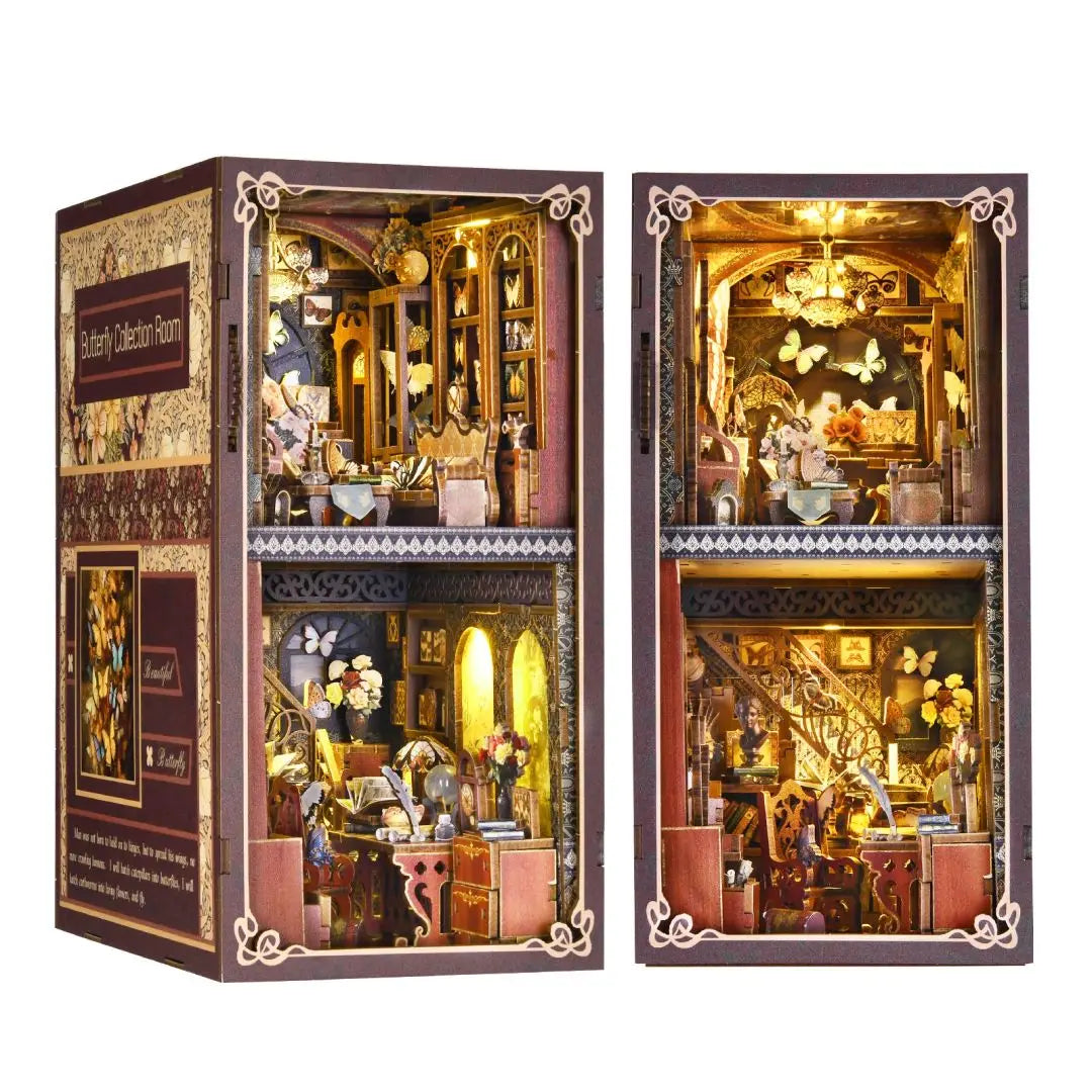 Booknook DIY Wooden Puzzle Miniature House Kit For Bookshelf Decor