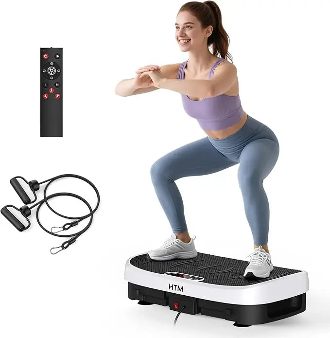 HTM Vibration Plate Fitness Multi Function Trainer For Home Gym
