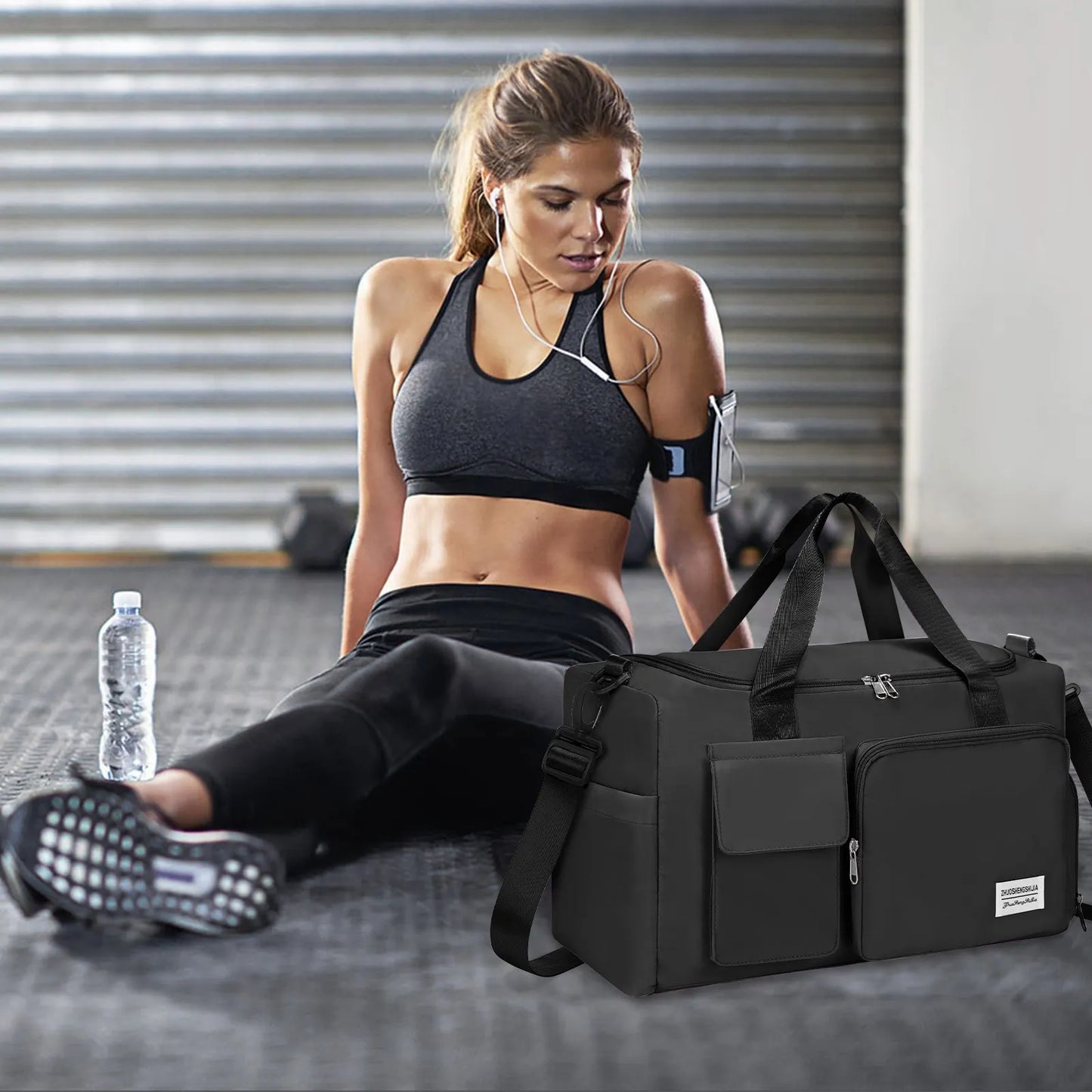 Fitness Travel Bag Waterproof Duffel With Dry And Wet Separation