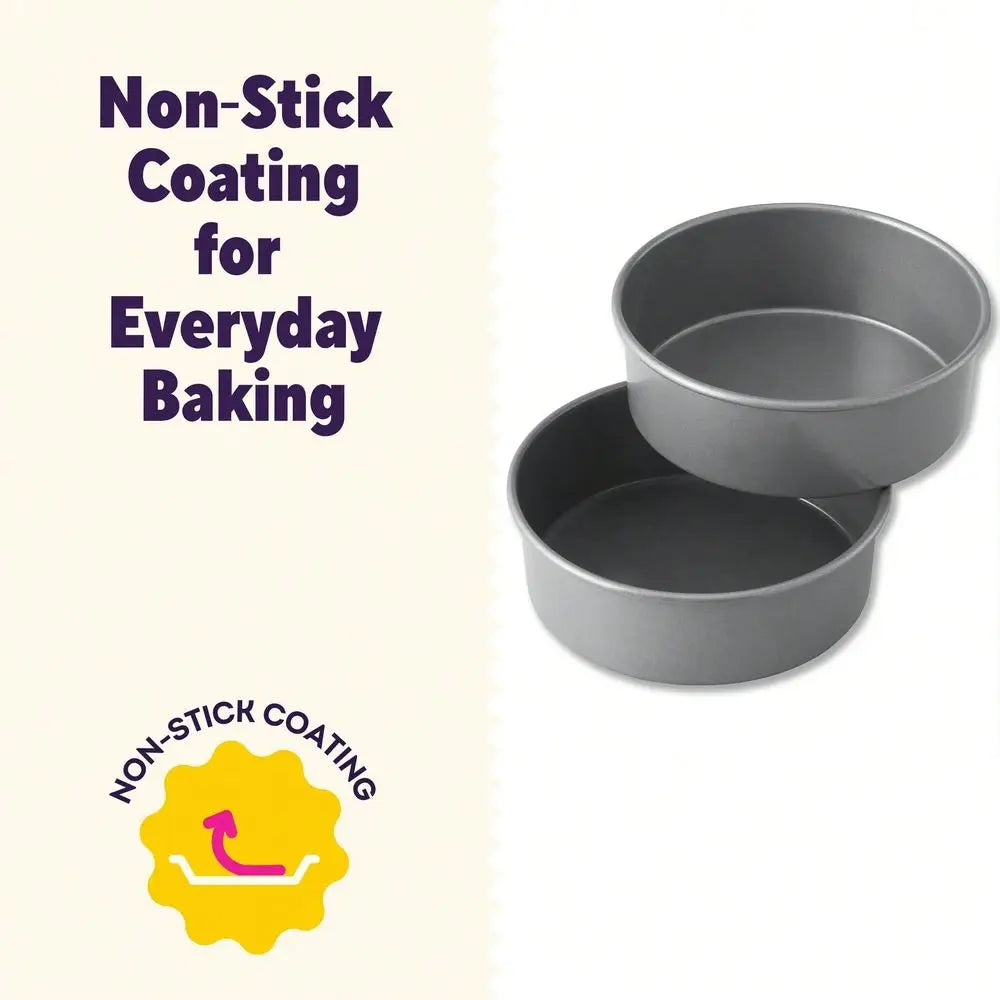 XMSJ Nonstick Round Cake Pans Set 2 Piece Bakeware