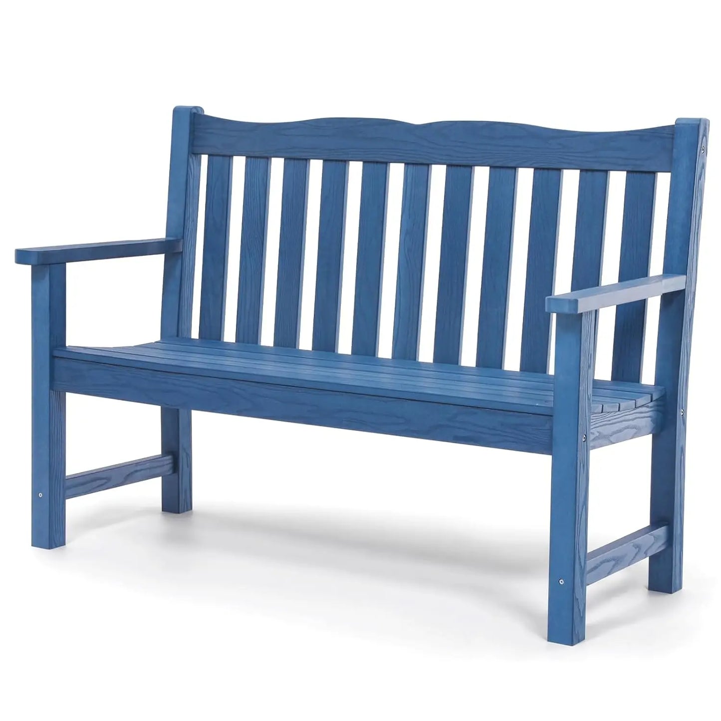 Outdoor Two Person HIPS Patio Bench Waterproof All Weather