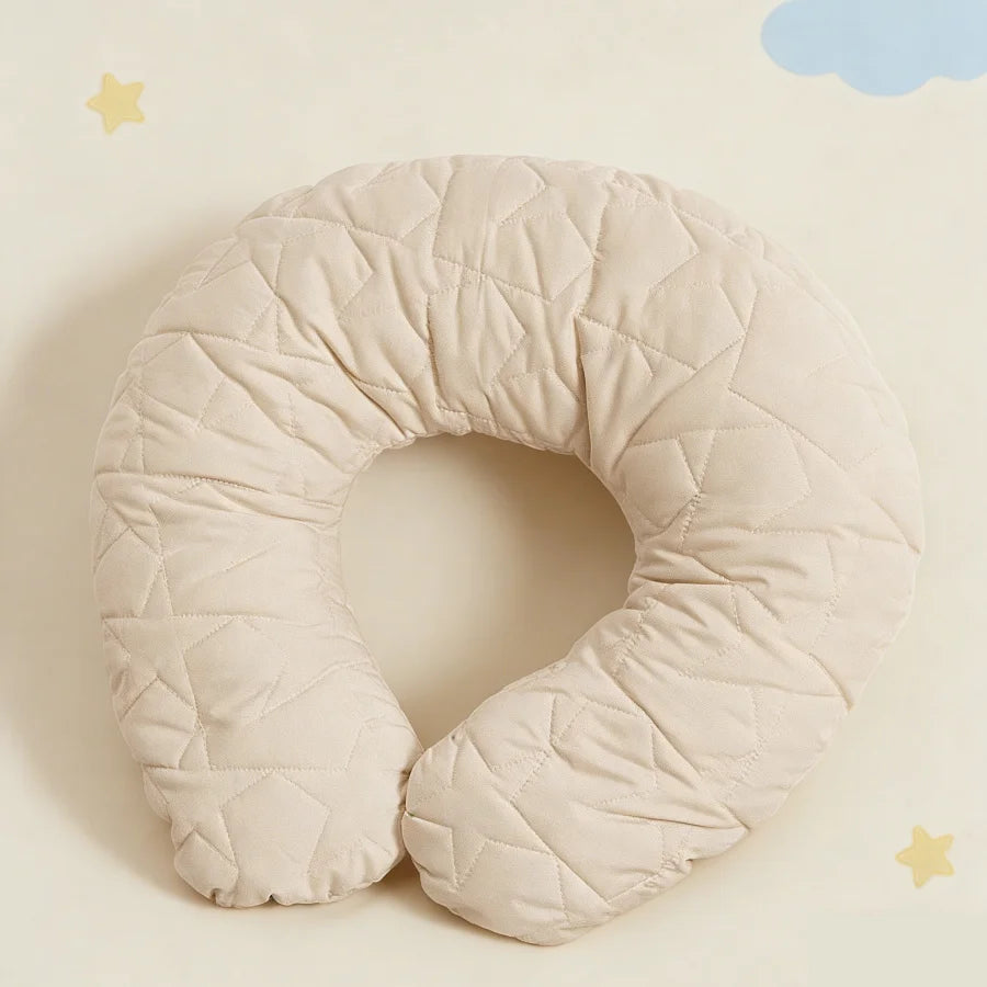 Soft Nursing Pillow With Star Quilting
