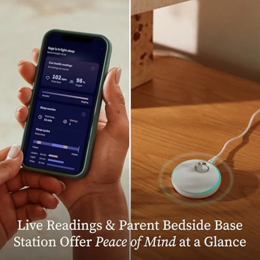Dream Sock Smart Baby Monitor for Infants with SpO2 and Heart Rate