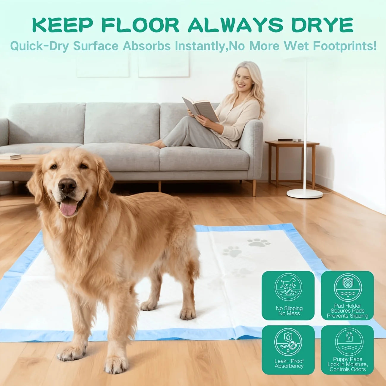 Nordara Six Layer Thickened Urine Pad For Large Dogs Leakproof