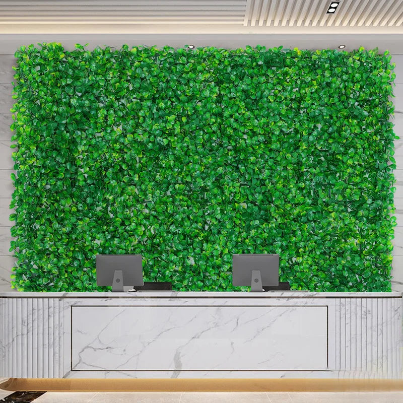 Artificial Hedge Panels 12 Pack For Wall Decor And Garden