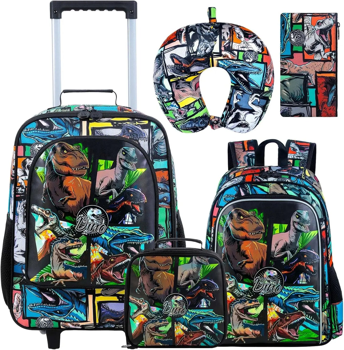 Caster Cute Dinosaur Unicorn Kids Suitcase With Wheels