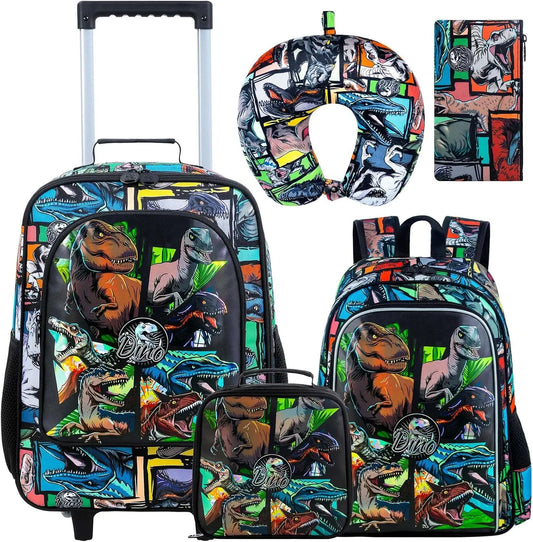 Caster Cute Dinosaur Unicorn Kids Suitcase With Wheels
