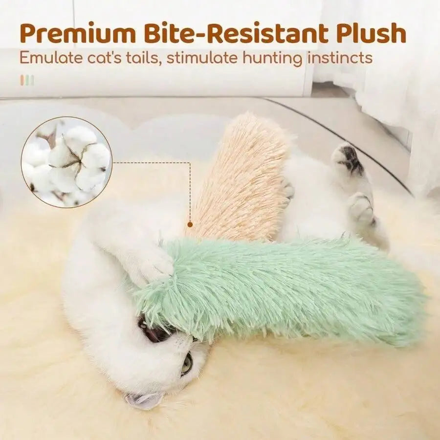Catnip Plush Kicker Toys 3 Pack For Indoor Cats