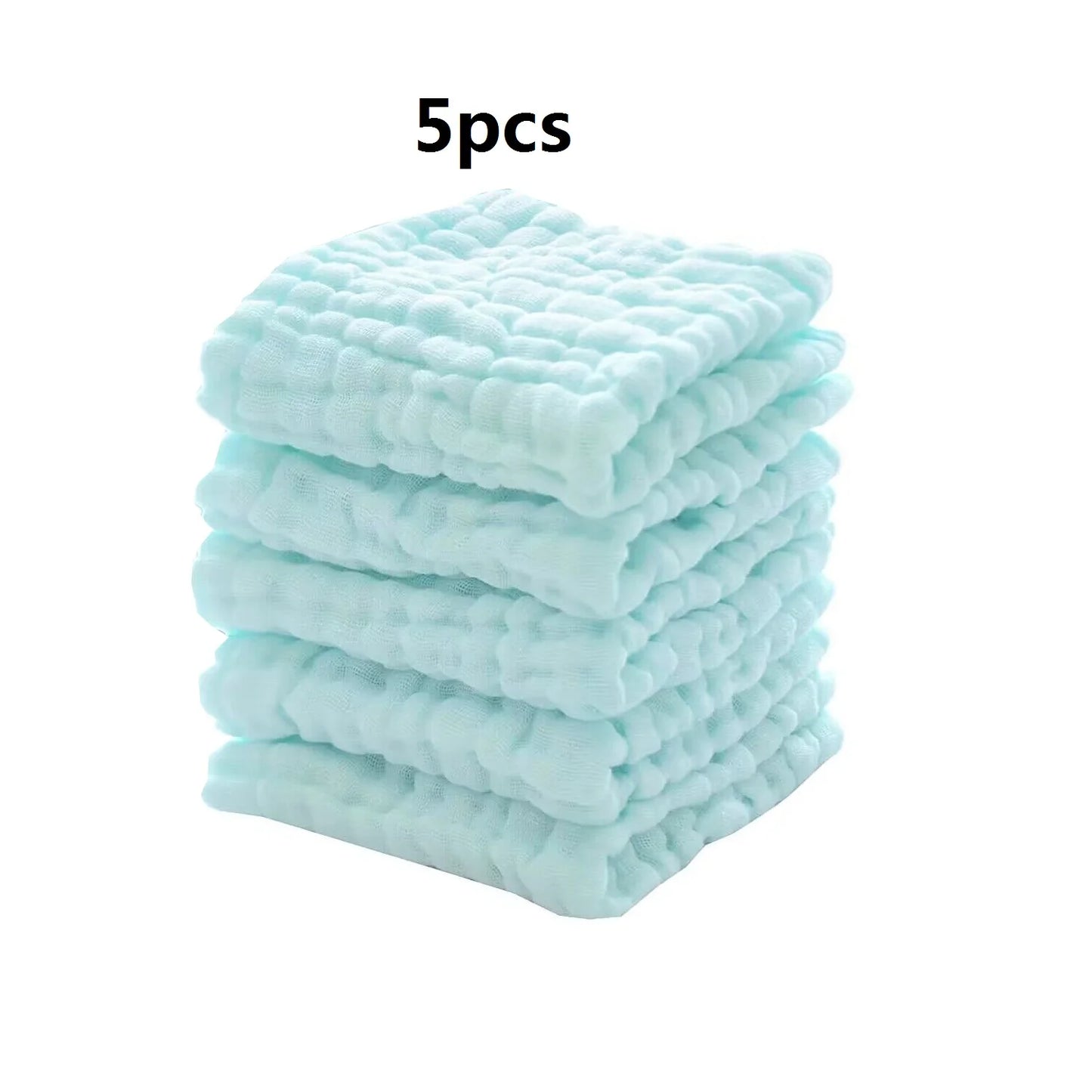Baby Muslin Washcloths For Newborns Gentle Facial Towels
