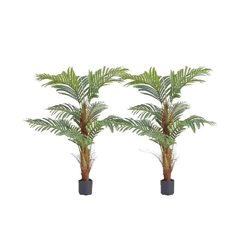 SucceBuy Artificial Palm Tree Faux Plant With Anti Tip Protection