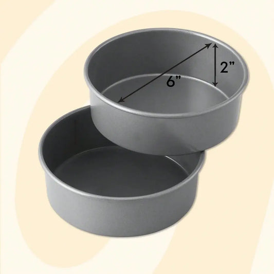 XMSJ Nonstick Round Cake Pans Set 2 Piece Bakeware