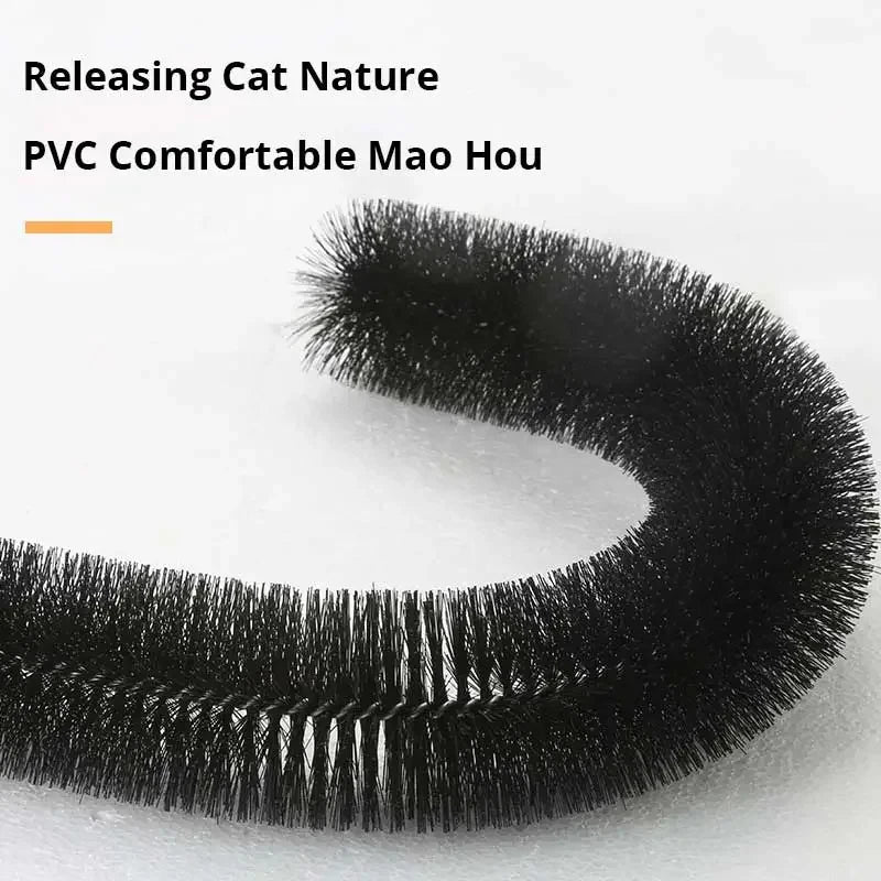 Cat Self-Grooming Arch Toy With Massage Brush And Scratching Pad