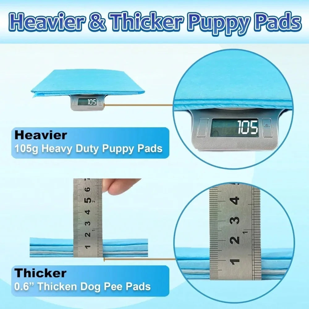 Ultra Absorbent Dog Pee Pads Leak Proof Odor Control