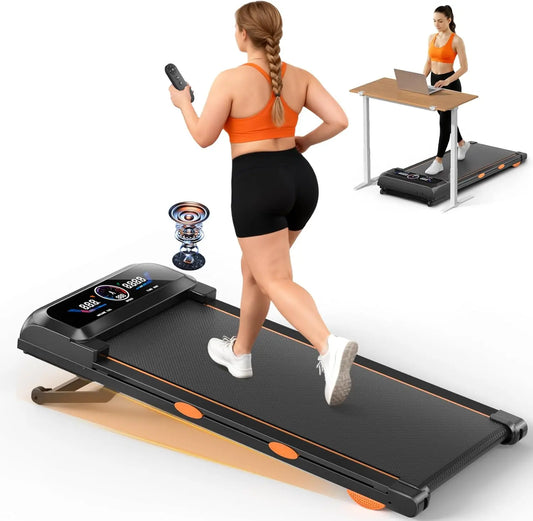 3.5HP Under Desk Treadmill With Auto Incline And RGB UI