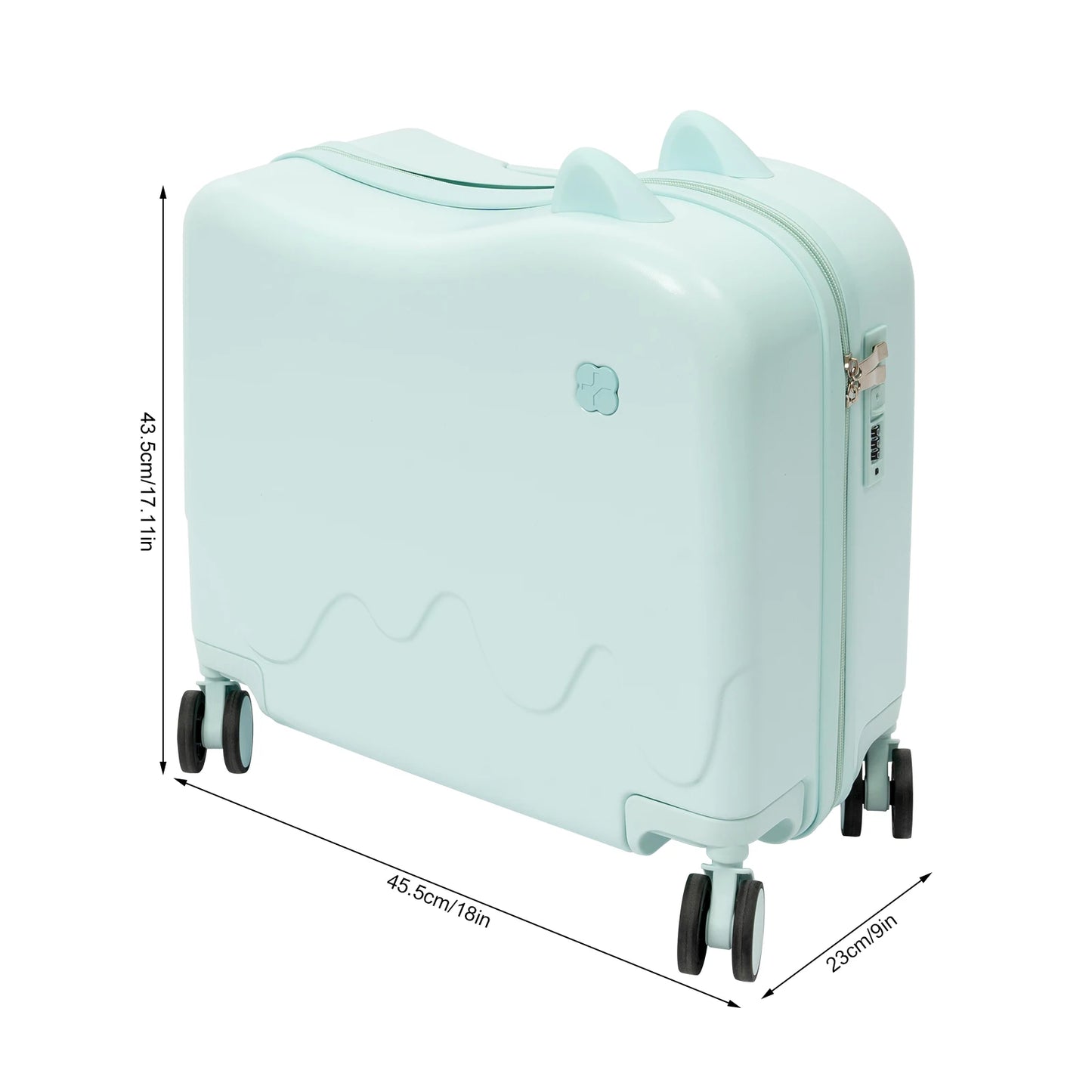 Kids Sit And Ride Luggage Case For Travel Durable ABS