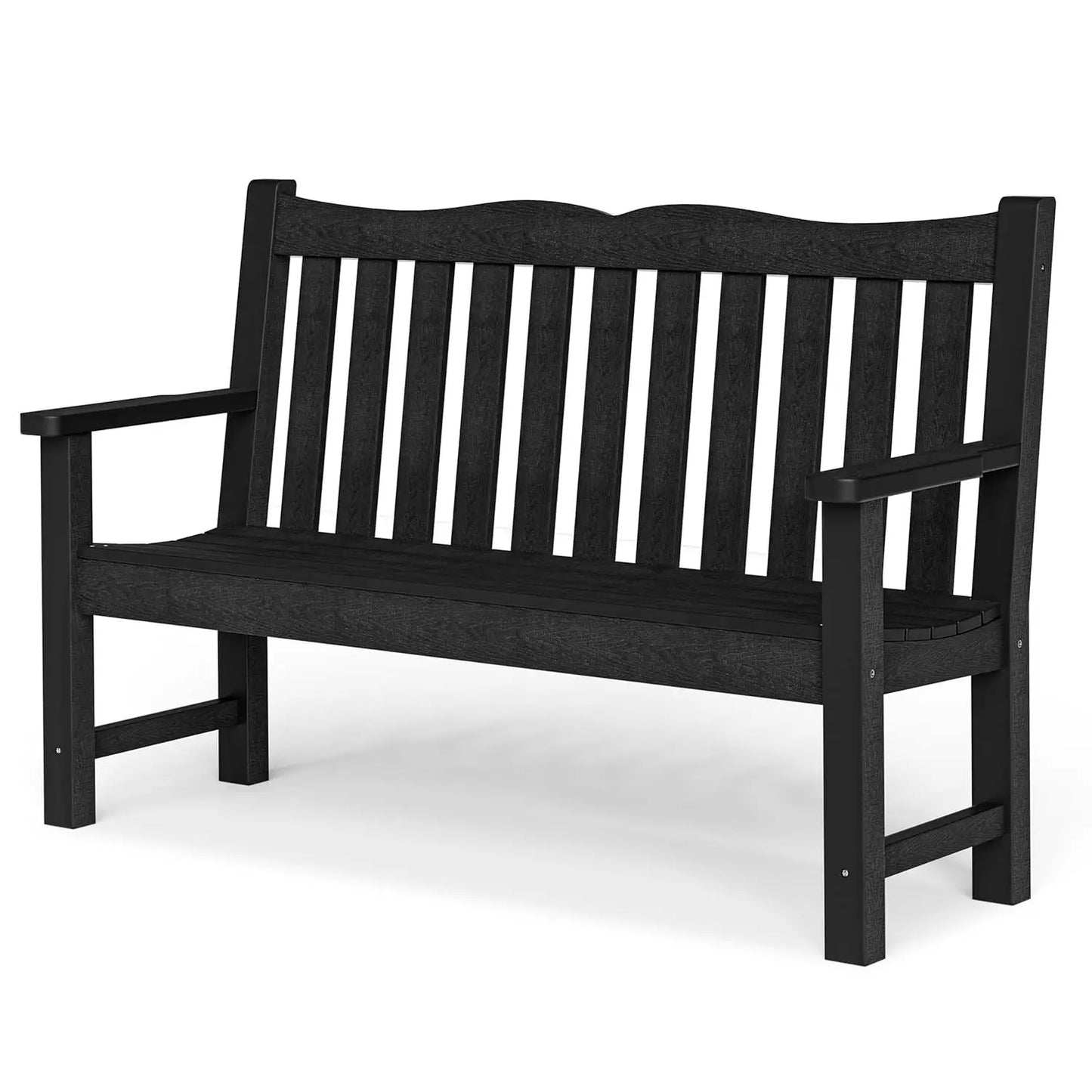 Outdoor Two Person HIPS Patio Bench Waterproof All Weather