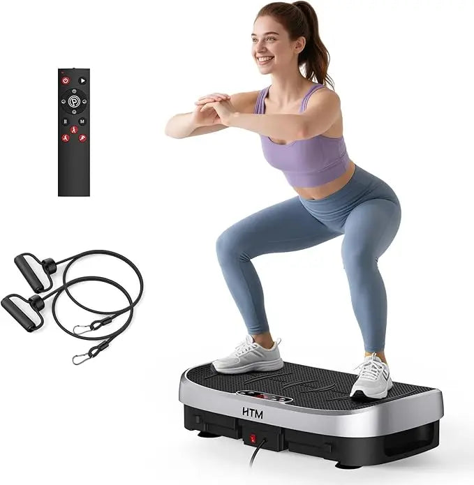 HTM Vibration Plate Fitness Multi Function Trainer For Home Gym