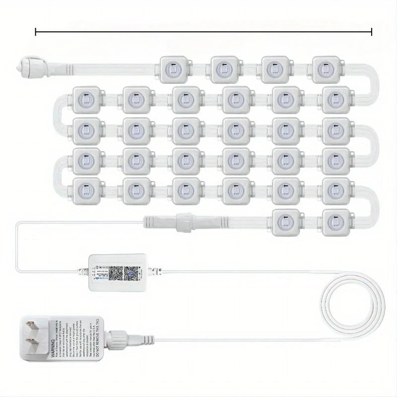 MIMIRGB Outdoor LED Eaves Lights With App Control Decor