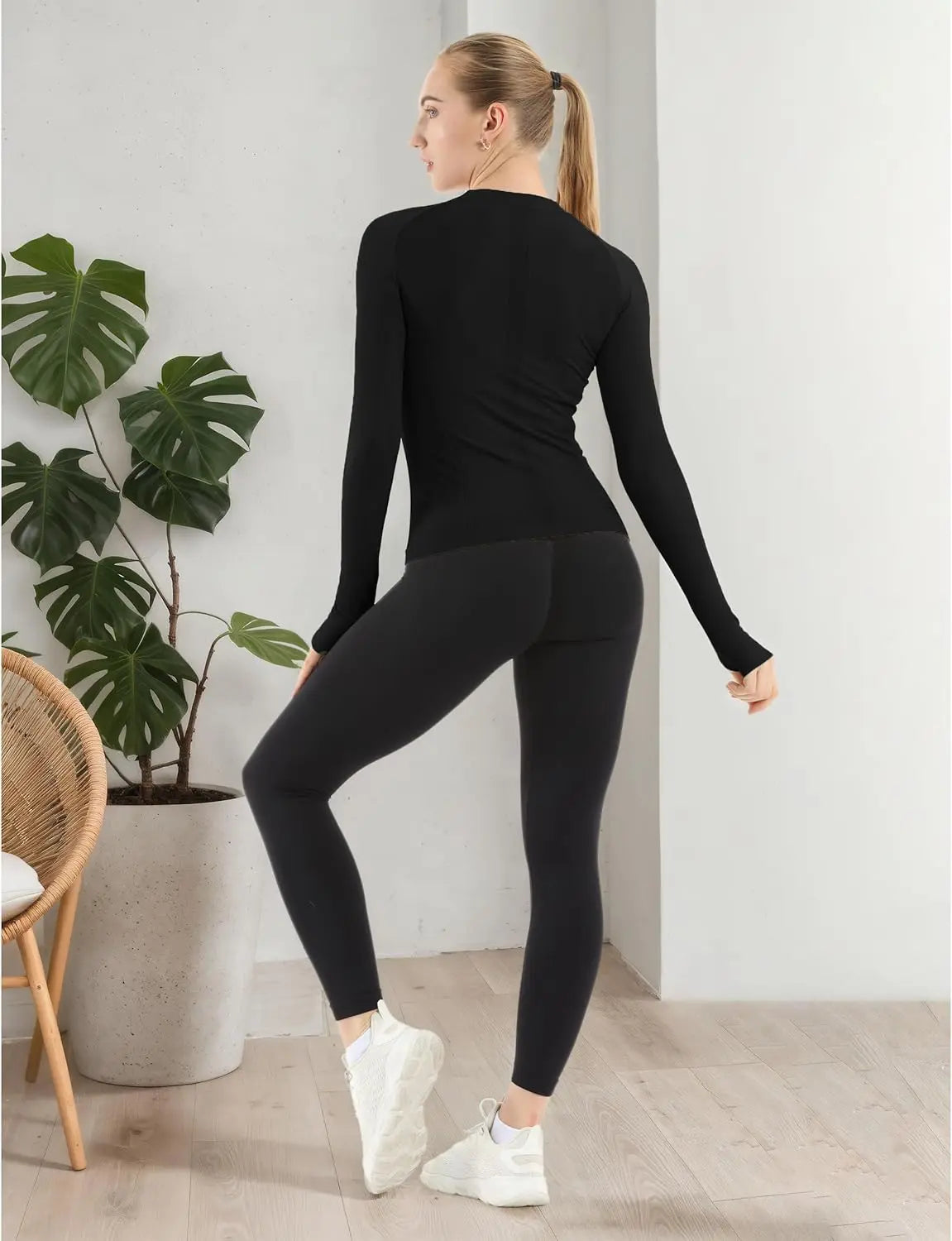 Seamless Workout Shirts For Women Long Sleeve Yoga Tops