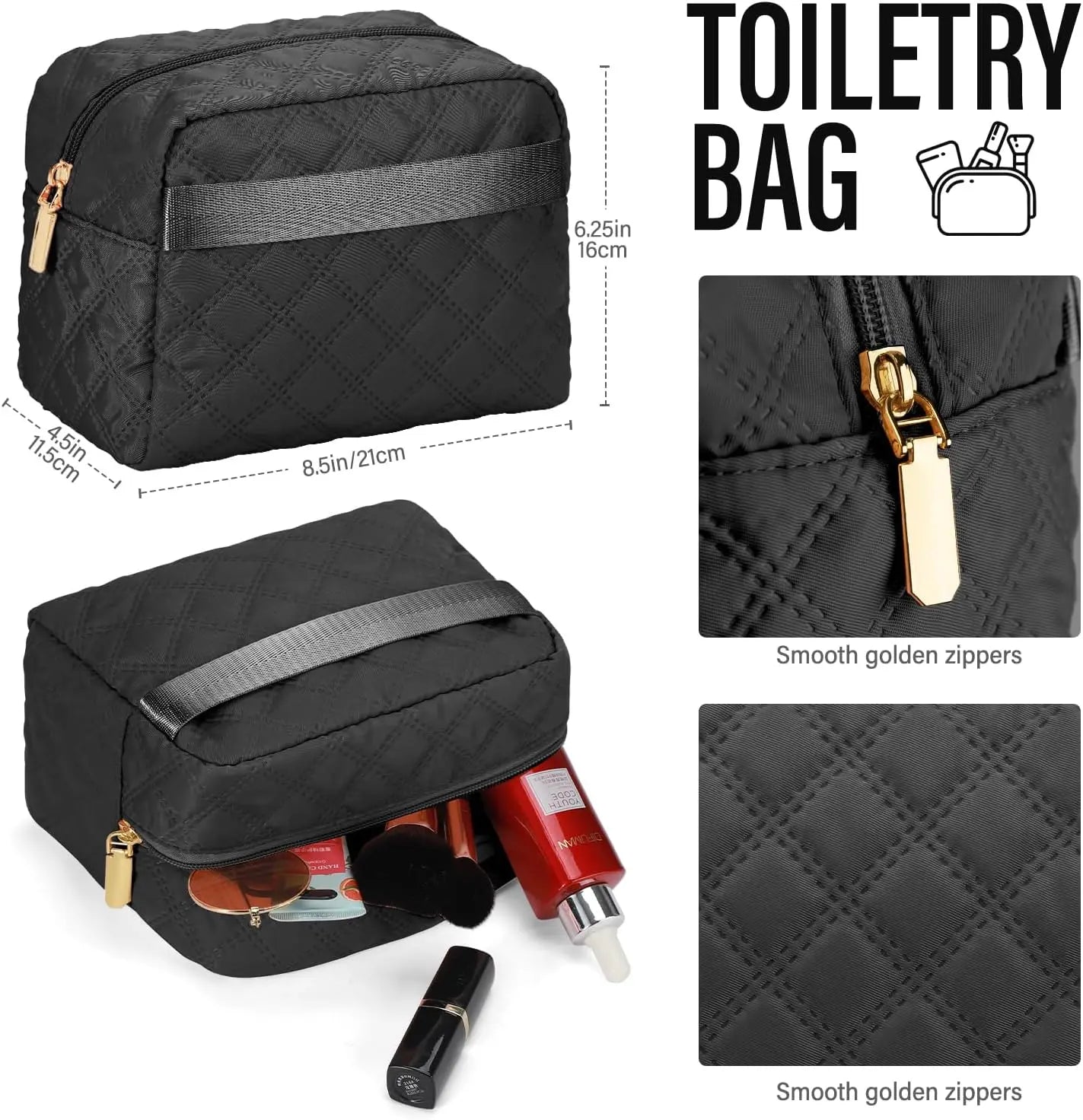 Travel Duffle Bag For Women With Toiletry And Shoe Compartments