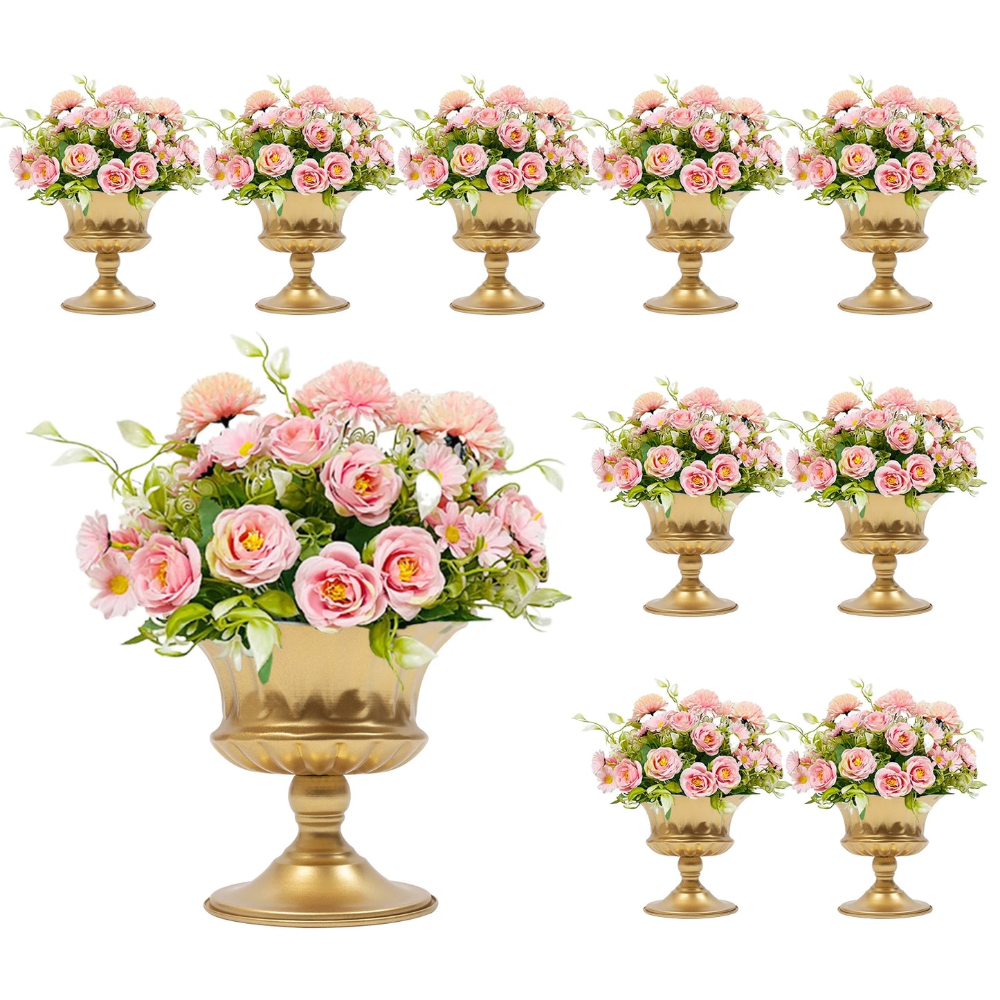 Wedding Table Vases Set 10 Pcs Centerpiece Holders