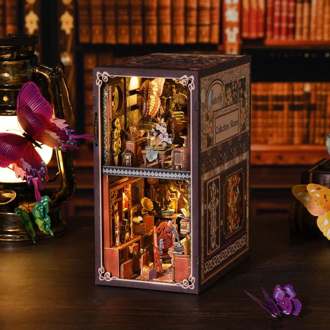 Booknook DIY Wooden Puzzle Miniature House Kit For Bookshelf Decor