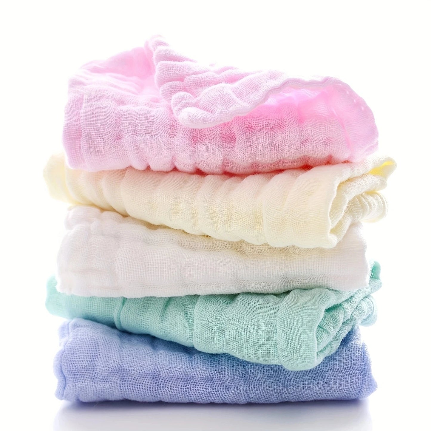 Baby Muslin Washcloths For Newborns Gentle Facial Towels