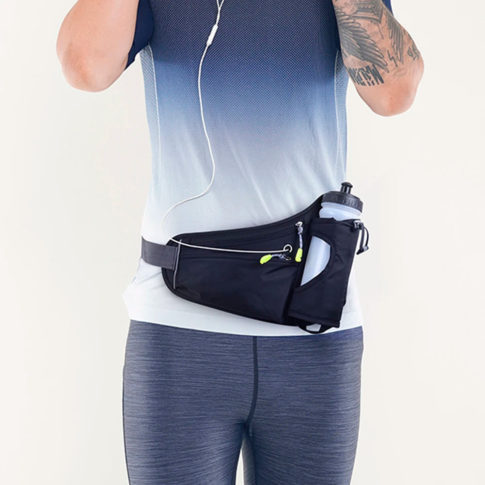 APWIKOGER Hydration Running Waist Bag Water Bottle Holder