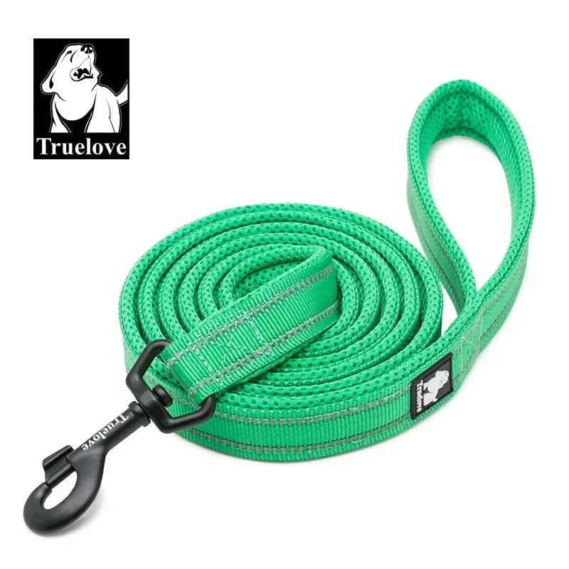 Truelove Reflective Padded Nylon Leash For Dogs And Cats