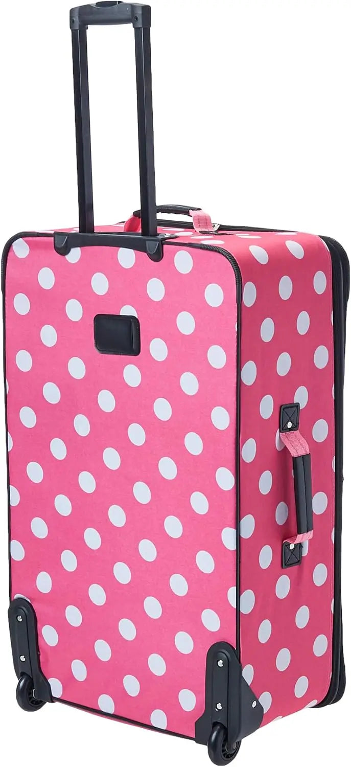 Caster 3-Piece Expandable Kids Luggage Set With Spinner Wheels