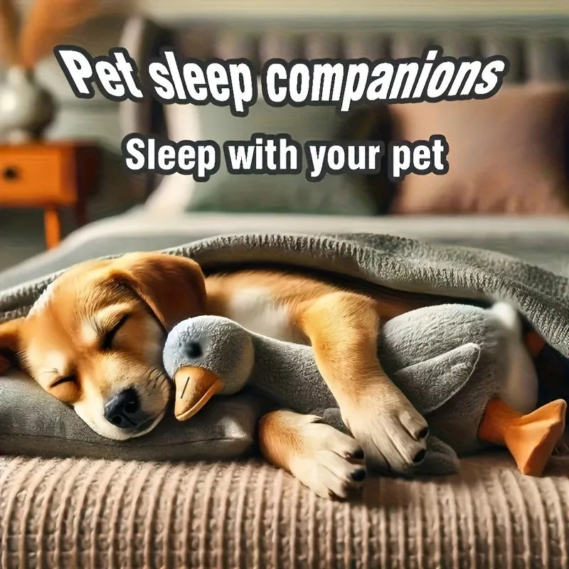 Soft Duck Plush Toy for Cats and Dogs Anxiety Relief