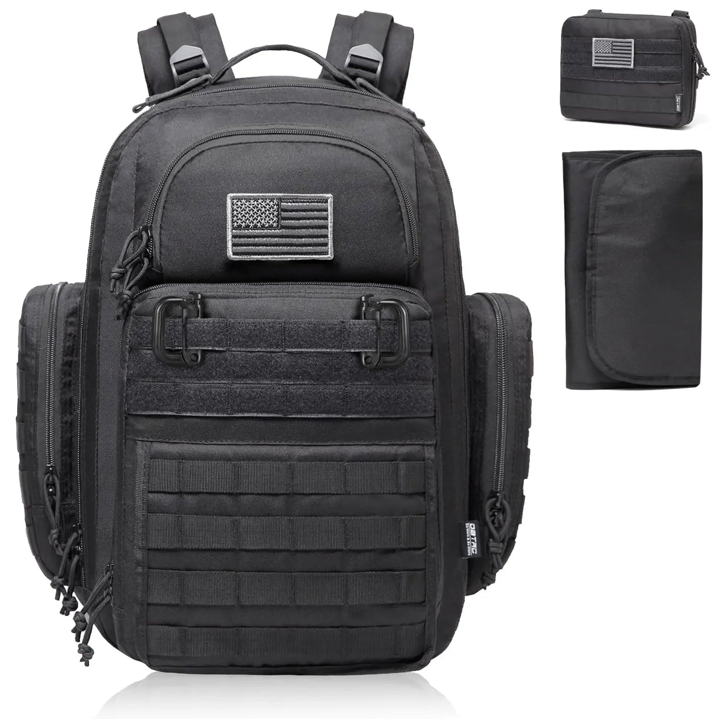 Closure Diaper Backpack For Men Changing Mat And Insulated Pockets